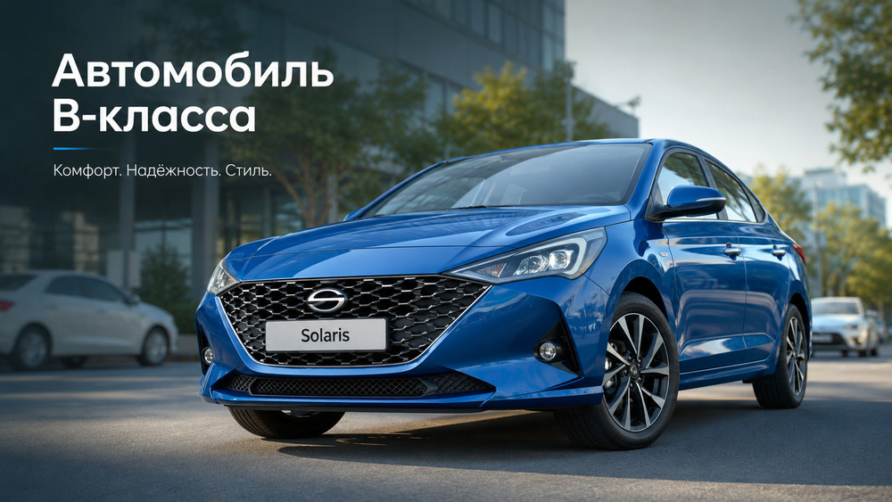 Hyundai Solaris — это автомобиль B-класса